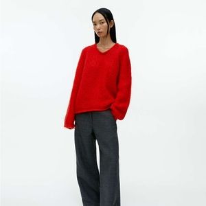 Arket red sweater